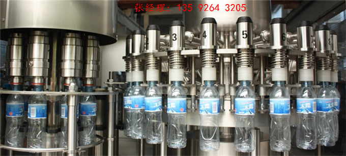 全自动瓶装水生产线设备厂家|6000瓶每小时矿泉水设备价格