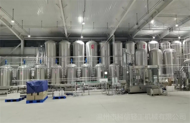 科信定制 不锈钢 年产830吨枸杞果酒生产线设备